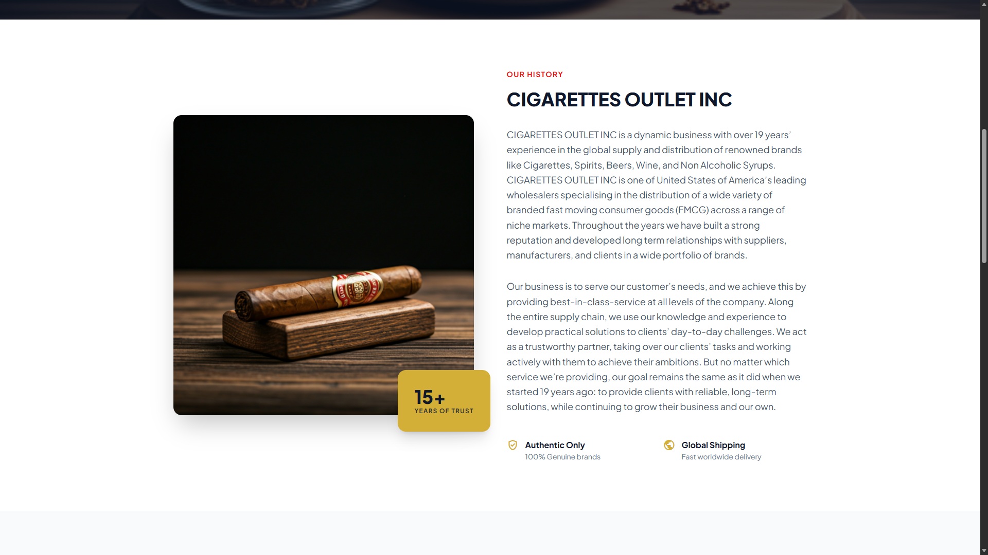Cigarettes Outlet Inc